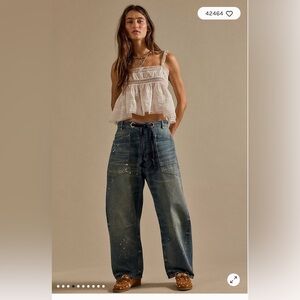 Free People Moxie Barrel Jeans 28